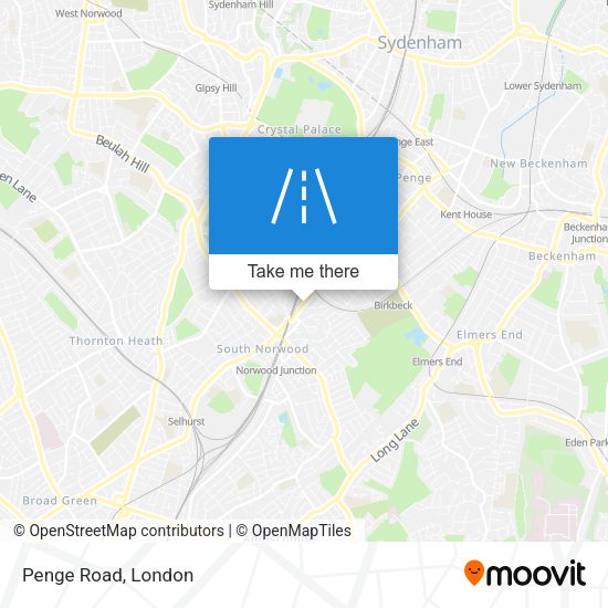 Penge Road map