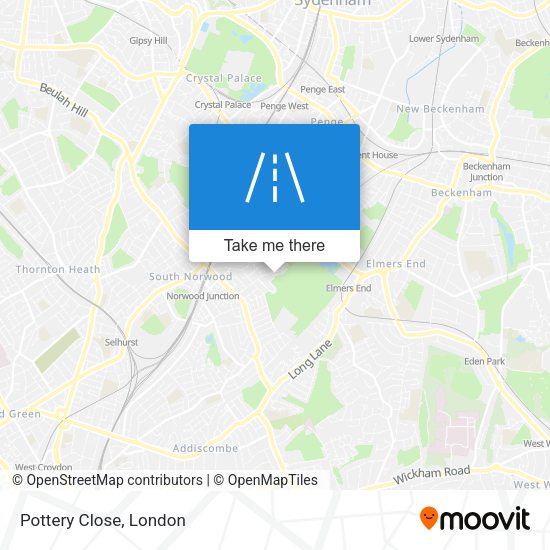 Pottery Close map