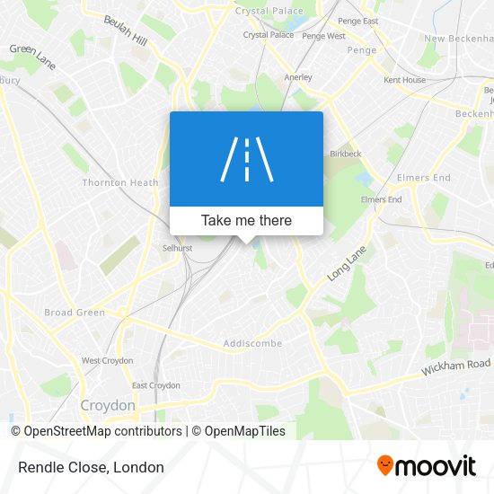 Rendle Close map