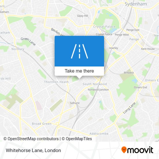 Whitehorse Lane map
