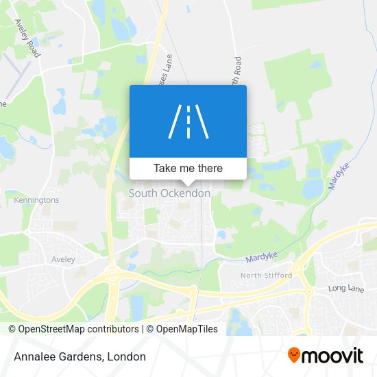 Annalee Gardens map