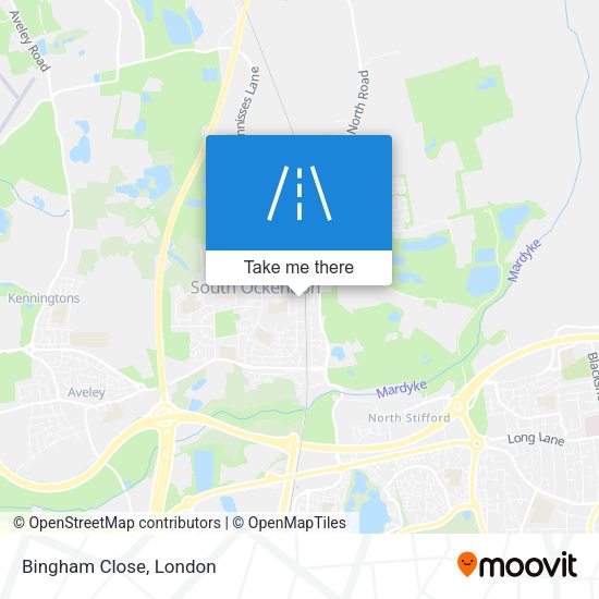 Bingham Close map