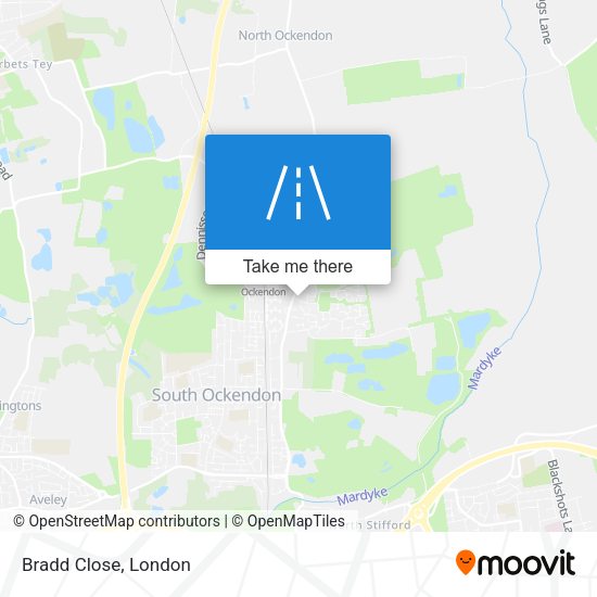 Bradd Close map