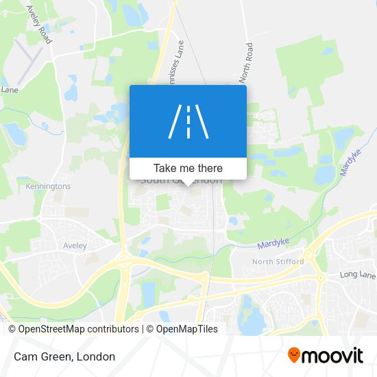 Cam Green map