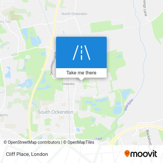 Cliff Place map