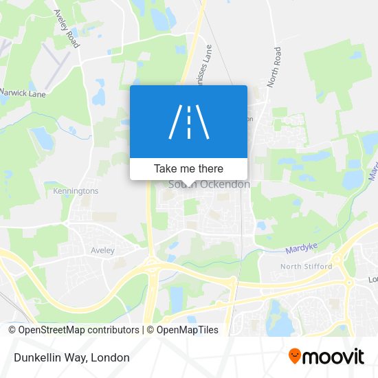 Dunkellin Way map