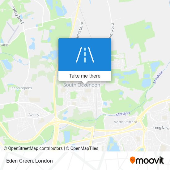 Eden Green map