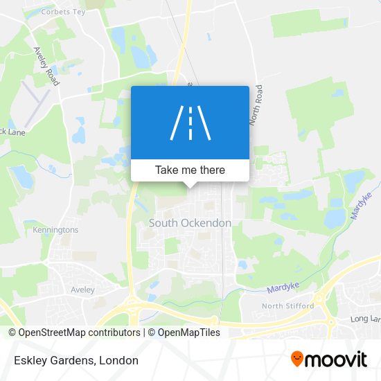 Eskley Gardens map
