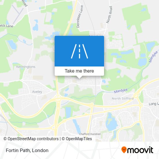 Fortin Path map