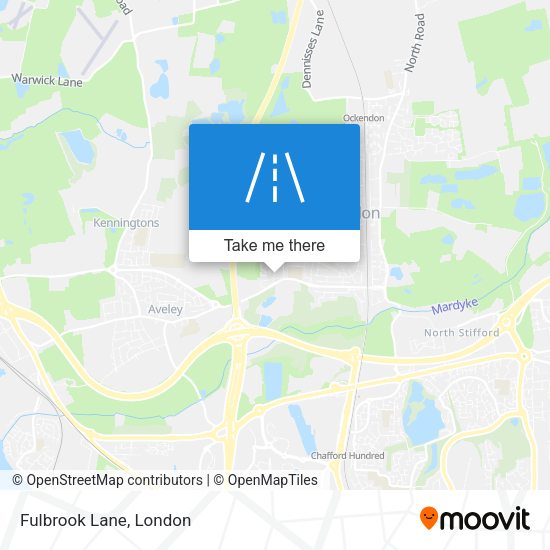 Fulbrook Lane map
