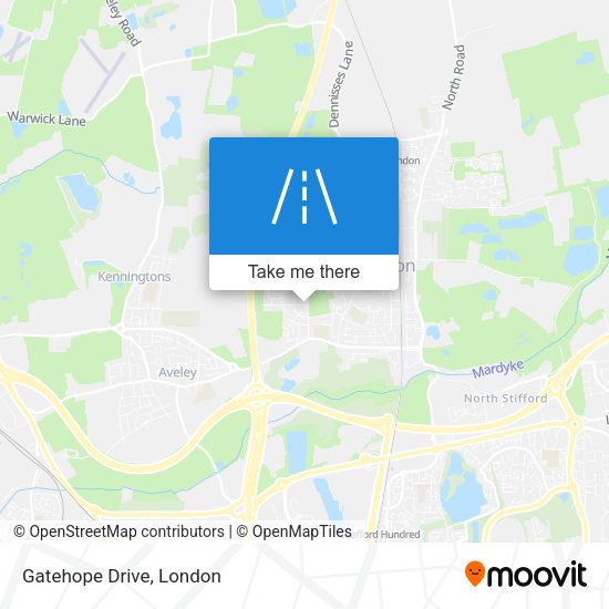 Gatehope Drive map