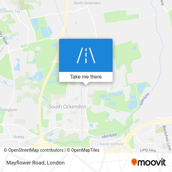 Mayflower Road map