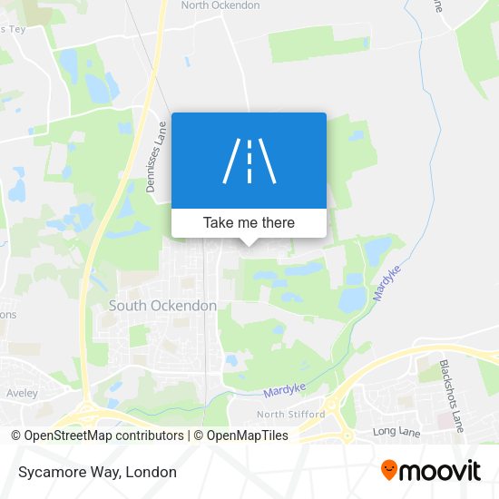 Sycamore Way map