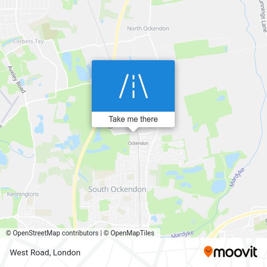 West Road map