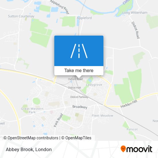 Abbey Brook map