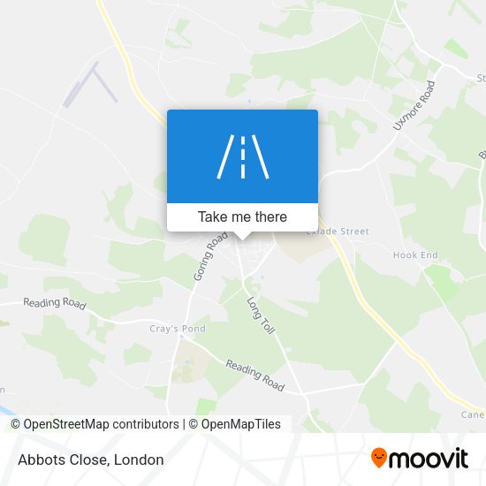 Abbots Close map