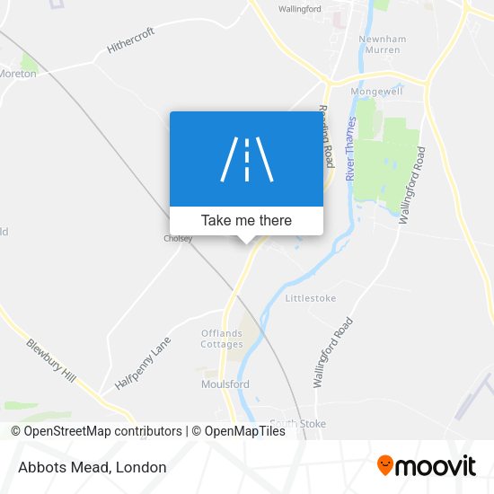 Abbots Mead map