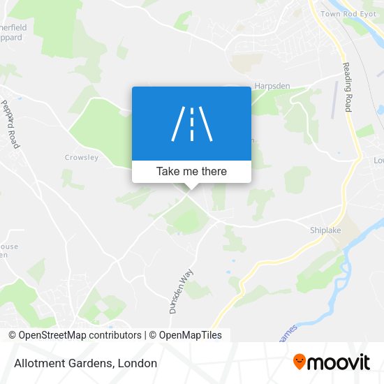 Allotment Gardens map