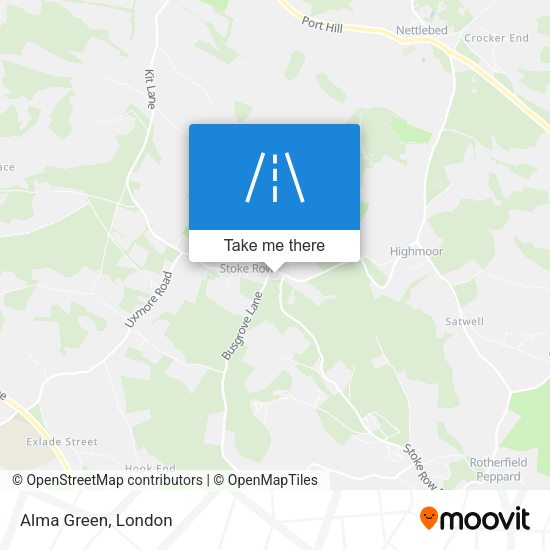 Alma Green map