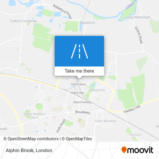 Alphin Brook map