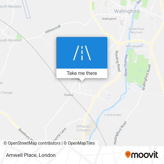 Amwell Place map