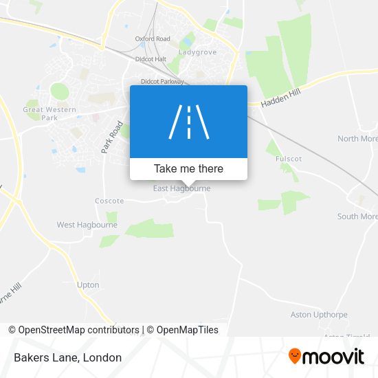 Bakers Lane map