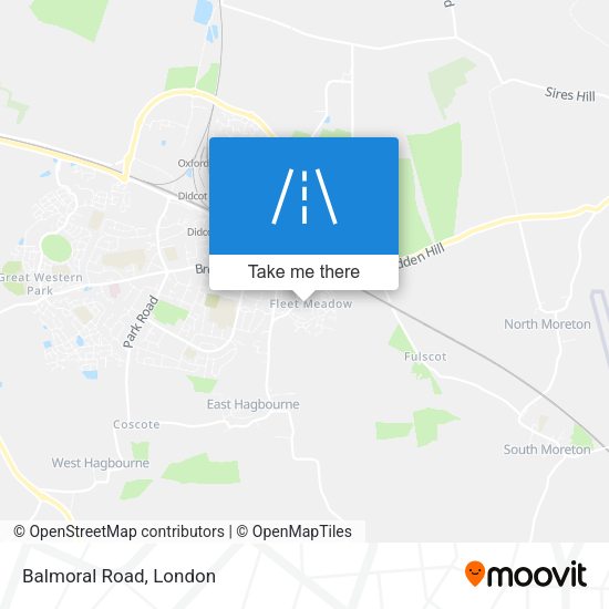 Balmoral Road map