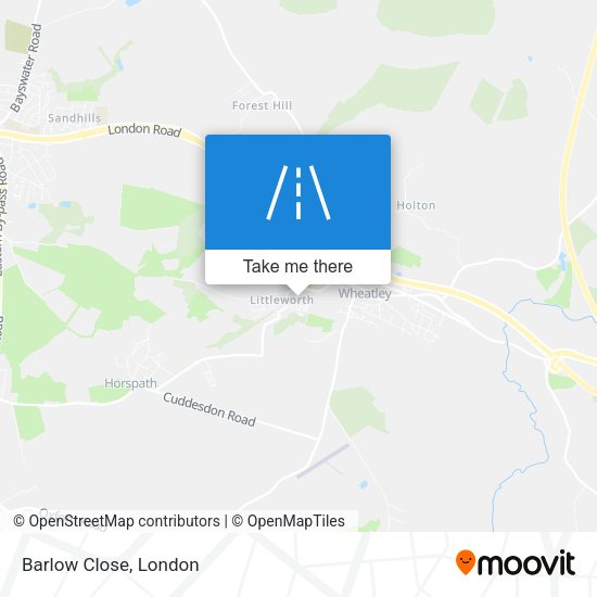 Barlow Close map