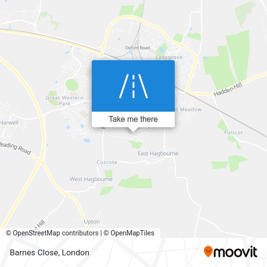 Barnes Close map