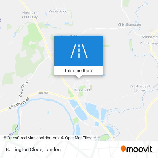 Barrington Close map