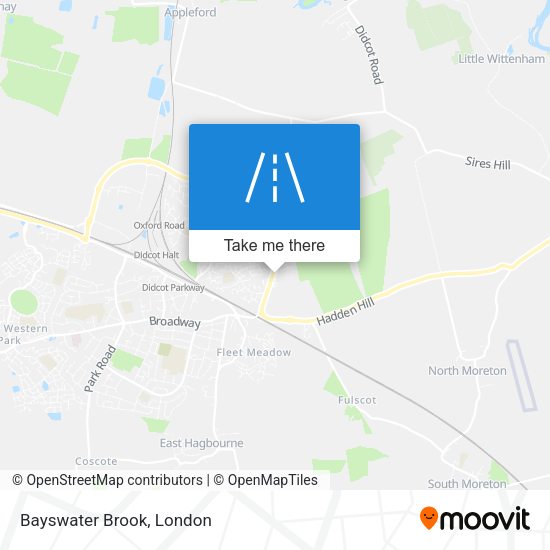 Bayswater Brook map