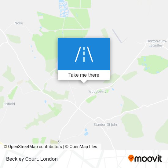 Beckley Court map