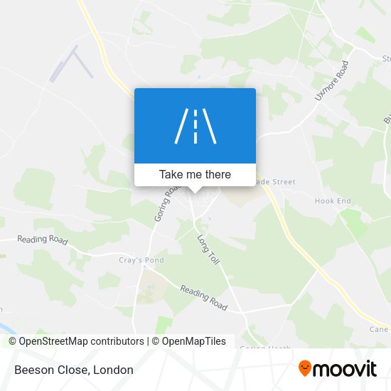 Beeson Close map