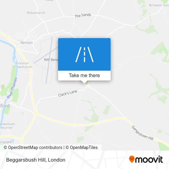 Beggarsbush Hill map