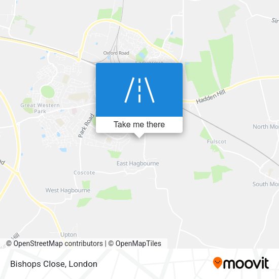Bishops Close map