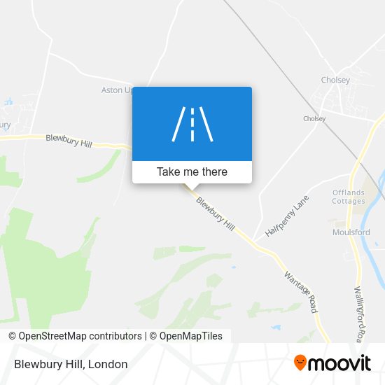 Blewbury Hill map