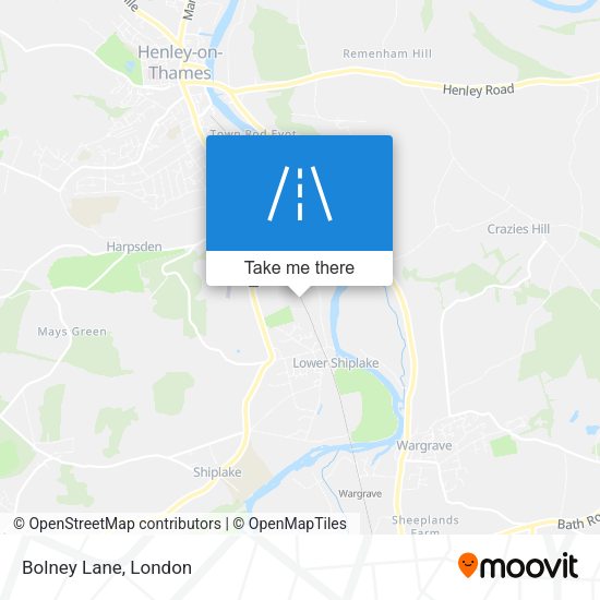 Bolney Lane map