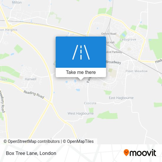 Box Tree Lane map