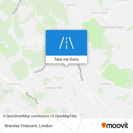 Bramley Crescent map
