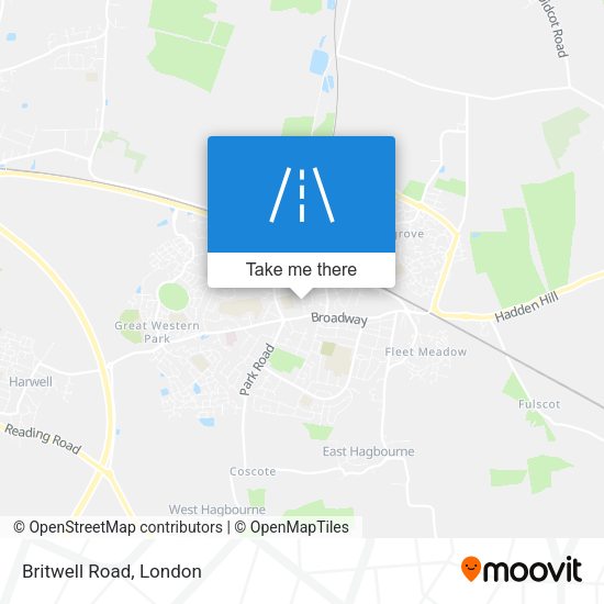 Britwell Road map