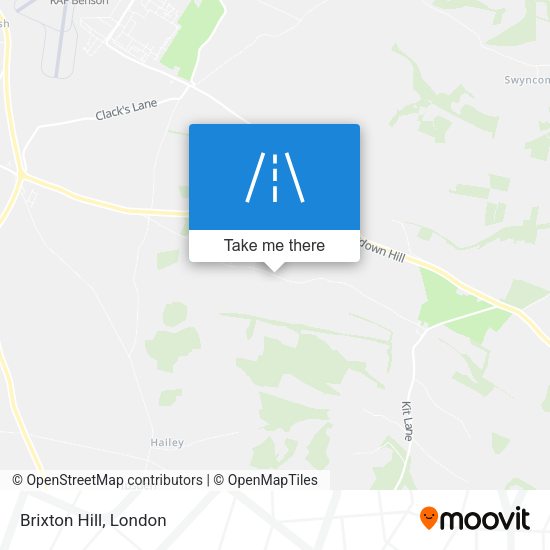 Brixton Hill map