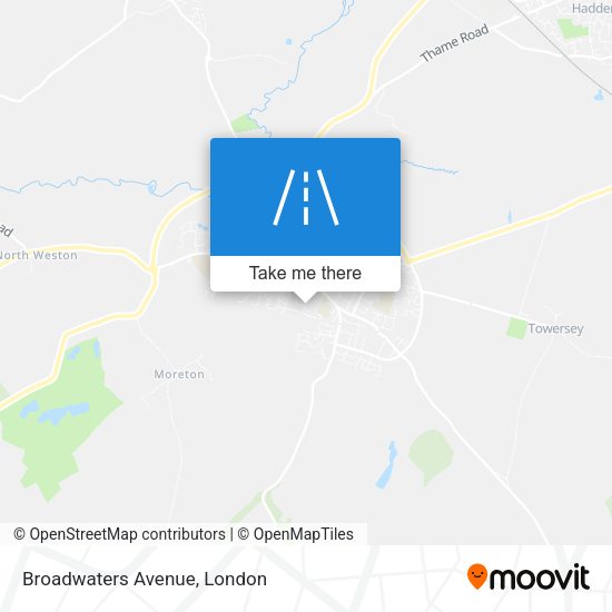 Broadwaters Avenue map