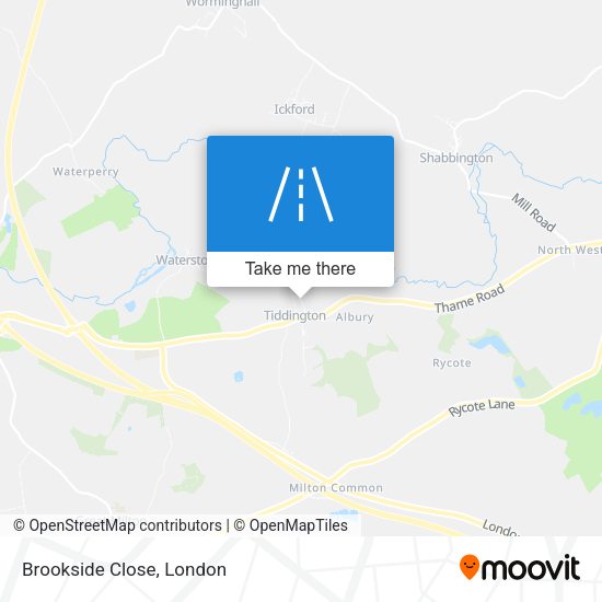 Brookside Close map