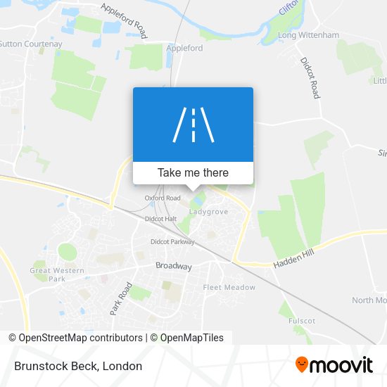 Brunstock Beck map