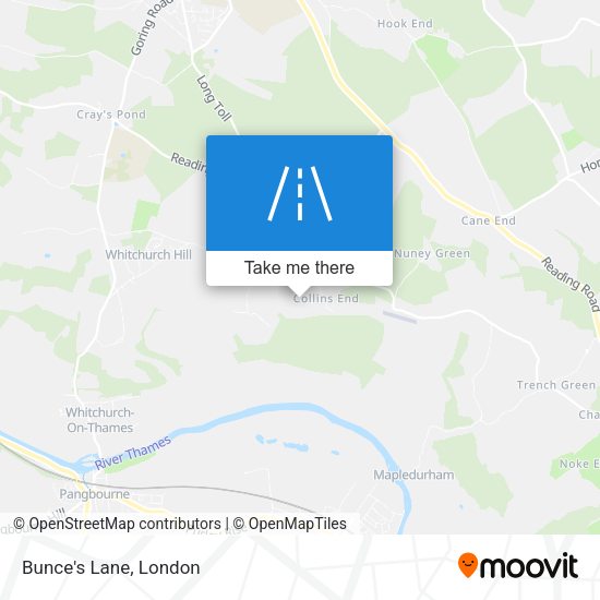 Bunce's Lane map