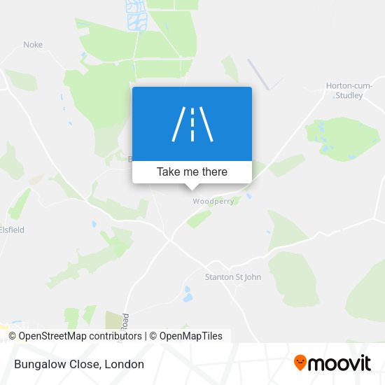 Bungalow Close map
