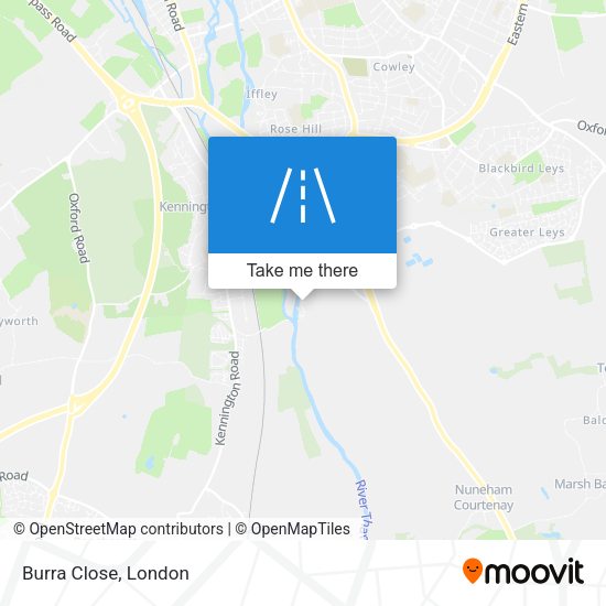 Burra Close map