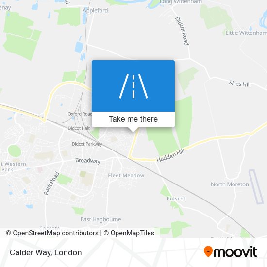 Calder Way map