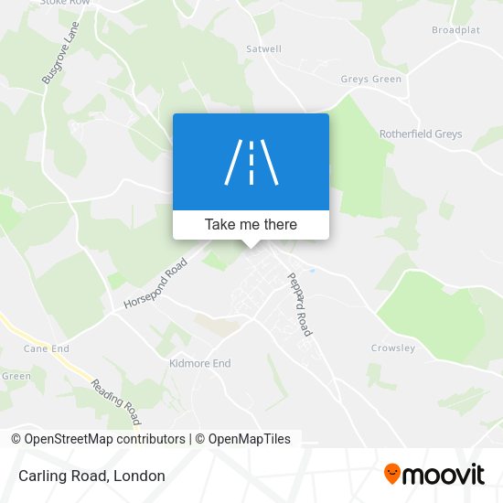 Carling Road map