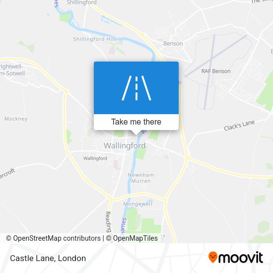 Castle Lane map